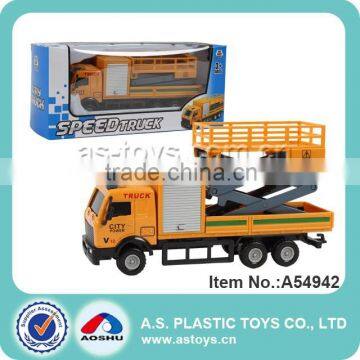 1:43 model sanitation truck sliding diecast car play set