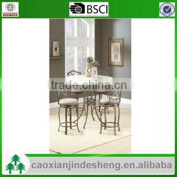 for Import Market Metal Frame Dining Room Furniture Table and Chairs photo-3