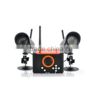 2.4GHZ wireless digital camera DVR security system with night vision