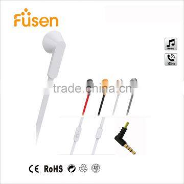 stereo bilateral headset Private logo wired earphones music stereo for mobile phone/pc white color cheap headsets