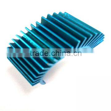 kyx motor heat sink for 1/10 size radio control car(deep blue )