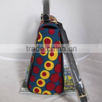 Top Quality Designed African Wax Fabric Bag All Kinds of Ankara Fabric Handbag photo-4