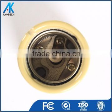 yellow e40 wireless ceramic base lamp socket screw shell