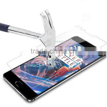 Wholesale China Supplier Trending Product Tempered Glass Mobile Phone Screen Cover Film for OnePlus Three Screen Protector