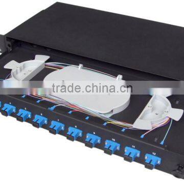 Indoor Waterproof Fiber Optic Distribution Box, 24 Port Optical Patch Panel photo-3
