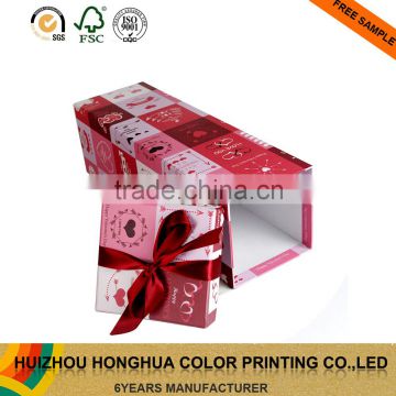 Decorative luxury wedding gift storage box packaging paper box