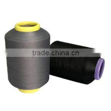 Superior materials polyester covered spandex yarn for socks