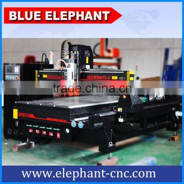 European quality 1500*3000mm working size atc cnc router , 4 axis cnc , wood carving cnc router