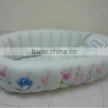 PVC Inflatable baby bathtub/ folding baby bathtub