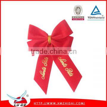 Holiday and Gift Packing Use Burgundy Christmas Bow photo-6