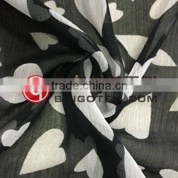 Plain Style and Printed Pattern Polyester Chiffon Fabric photo-4