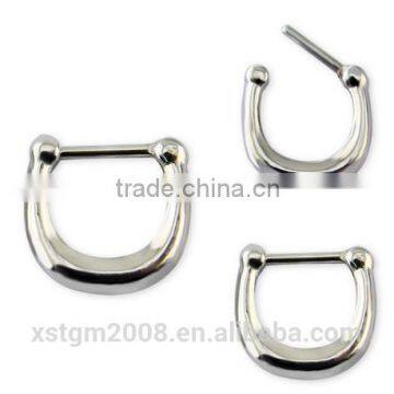 Clicker medical stainless steel vibrating nose ring