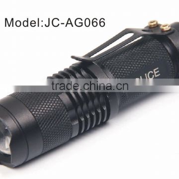 Strong clip for 1W Cree LED flashlights and torchs with AA dry battery