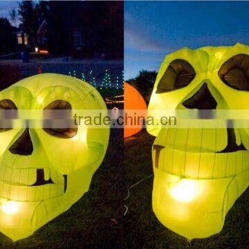 Halloween Decoration Inflatable Skull with Light