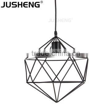 Black Industrial Lighting Chandeliers Vintage Pendant Lamp With E27