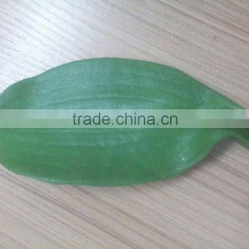 High quality Orchid Leaf artificial pu leaves fake leaf for sale