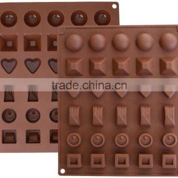 Multi Shaped Silicone Chocolate Candy Mold