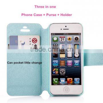 Case Purse and Holder Three in One Belt Clip Leather Case for Iphone 6 Plus or 6s Plus photo-6
