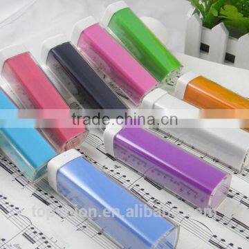 New design power bank 2600mah, portable powerbank, mobile phone charger