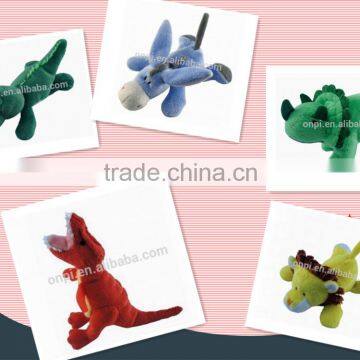 Beautiful Plush Triceratops Dragon Fridge Magnet Toy, Cute Plush Magnet Toy