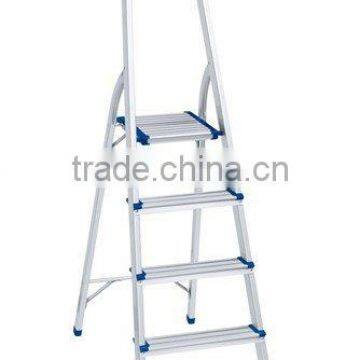 Home purpose ladder, folding aluminum ladder, foldable step ladder 4 step