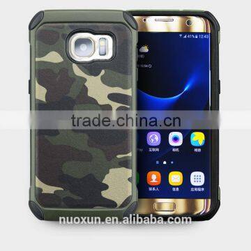 CHINA GUANGZHOU Wholesale stock-lots army camouflage cell phone cover case for GALAXY S7 EDGE