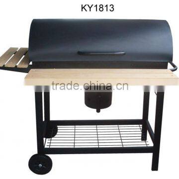 barrel charcoal bbq grill