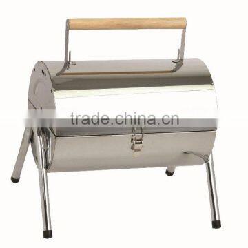 Stainless steel mini portable charcoal bbq grill