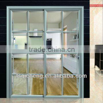 New Design Aluminium Frame Glass Door