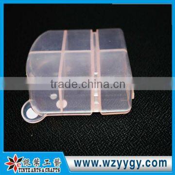 carton shape clear PP medicine case