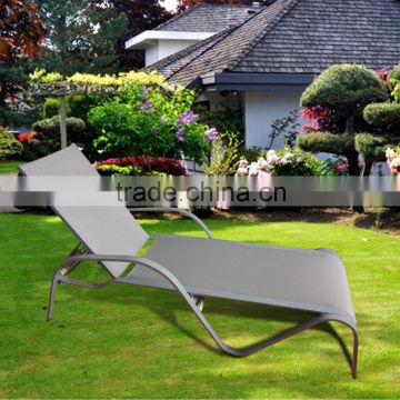 MC3071 Aluminum sun bed s shaped sun loungers