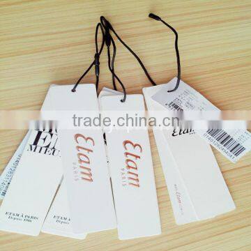 embroidered name tags and garment swing tickets