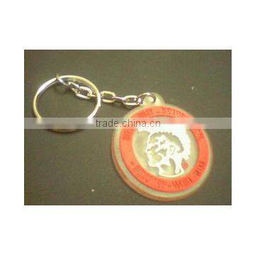 High Quality Metal Crafts Gifts One Pound Coin Metal Keychain photo-2
