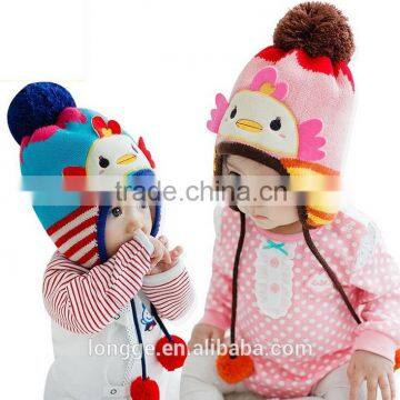 2015 Hot Sale Cotton KID Baby knitted hat Manufacturer Wholesale