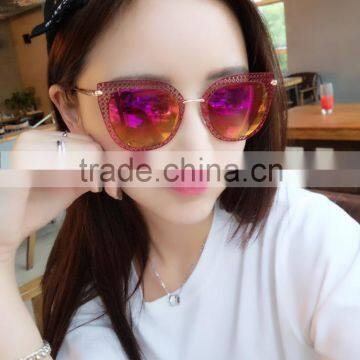 Fashion new high-grade glitz colours sunglasses