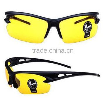 Yellow lenses night driving glasses