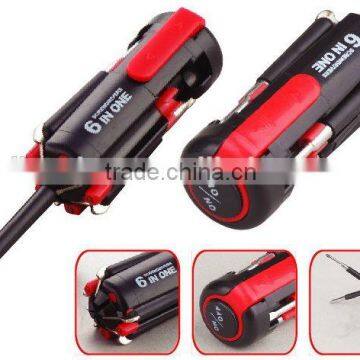 Electric screwdriver tool with LED light