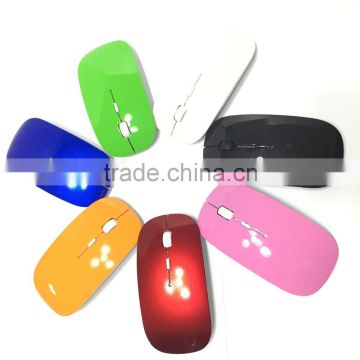 Computer Cordless Mice Flat Mouse Slim Wireless Mouse