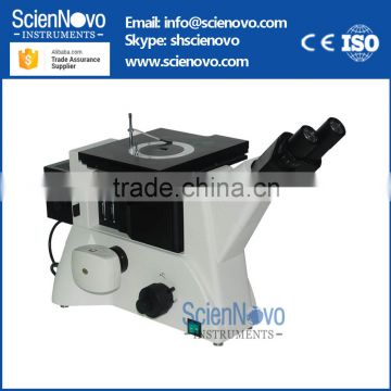 Scienovo XJL-20 2016 New Arrival China High quality inverted metallurgical microscope 6V 30W halogen lamp