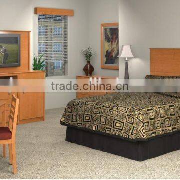 2015 wood economy bedroom furniture for hotel