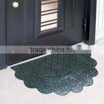 Welcome anti slip entrance floor PVC front door mats
