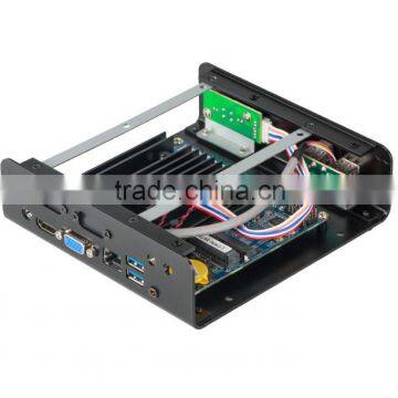 Realan HTPC Windows Linux Kodi 4K HD Haswell Fanless Cheap Mini pc With Quad Core Processor 12V 5A Power photo-5