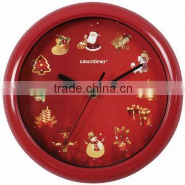 Cason songs sound wall clock for christmas house decoration