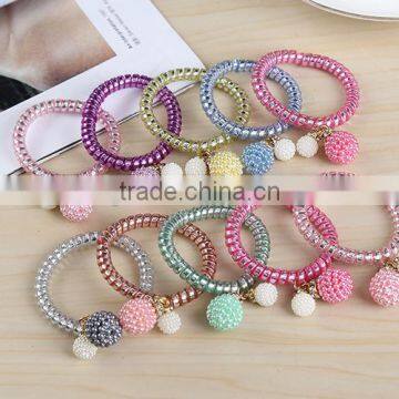 New Style Fine Elastic Hair Band With Ball photo-3