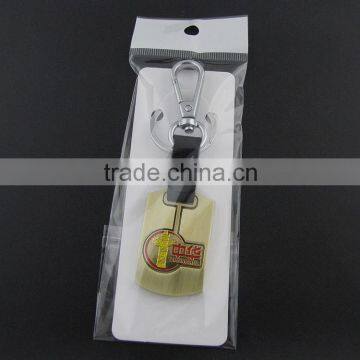 Hot selling Genuine Leather Key Ring Embossed Debossed Logo