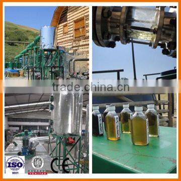 small scale modular refinery used motor oil to diesel processing device in waste management