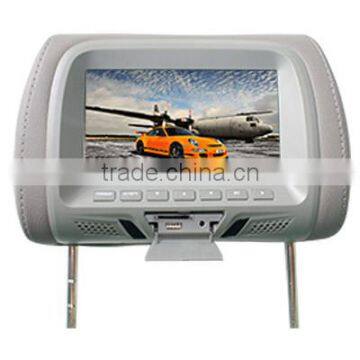 7 inch car back seat lcd monitor car tv monitor with usb