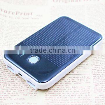 Double Ports 5000mah Usb Solar Panel Charger Tree With Micro Input Port photo-3