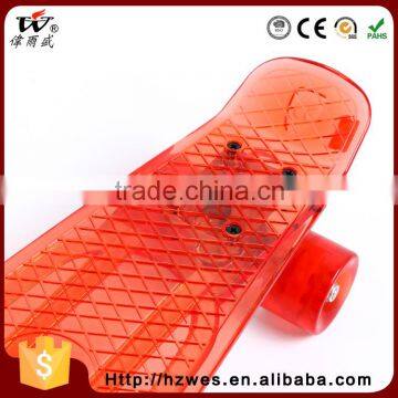 Top OEM PU Wheels ABS Fish Shape Skateboard photo-3