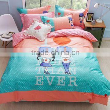 4pcs Home Textile 100% Microfiber Bedding Set for Kids Made in China